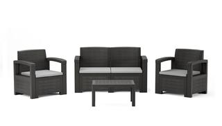 RATTAN Comfort 4 (2 кресла +2х местный диван + 1 столик)