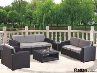 RATTAN Premium 5 (2 кресла +3х местный диван + 2 столика)